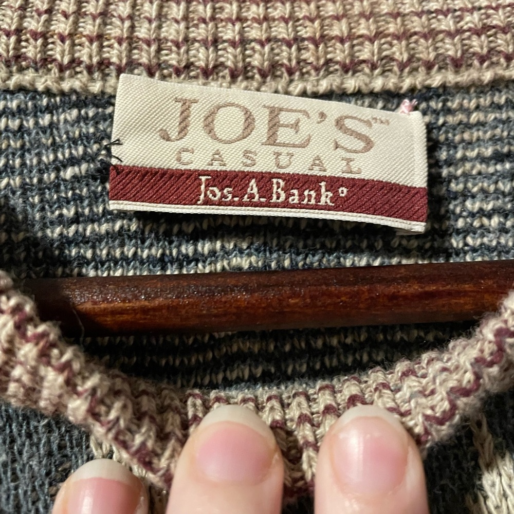 Zig zag Vintage Knit Sweater - Picture 2 of 3